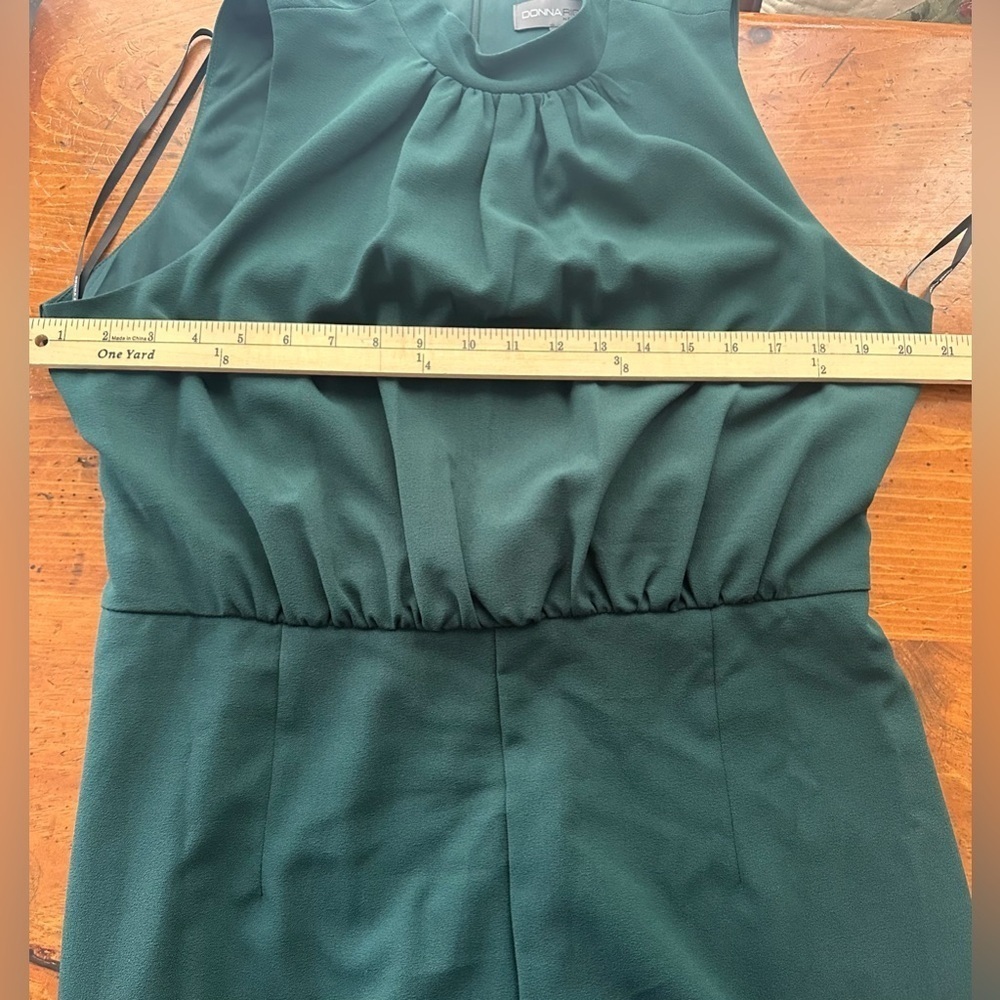 Donna Ricco Emerald green Elegant jumpsuit Sz 14 Formal Night out Party  Date - Picture 5 of 8